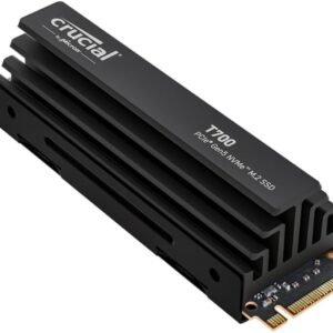 Crucial T700 NVMe M.2 SSD, Heatsink, PCIe 5.0 x4