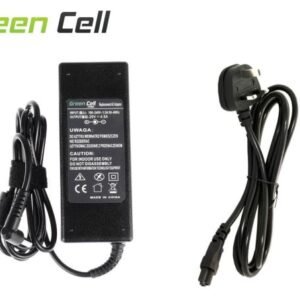 NBP25, Green Cell, AC Adapter for Fujitsu-Siemens/Lenovo, 20V, 4.5A (5.5mm-2.5mm), with Clover Leaf